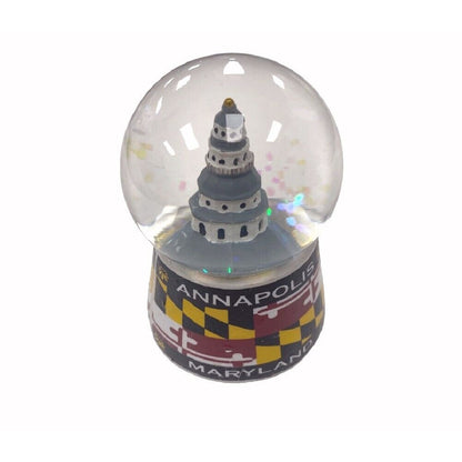 Maryland Flag State House Mini Snow Globe