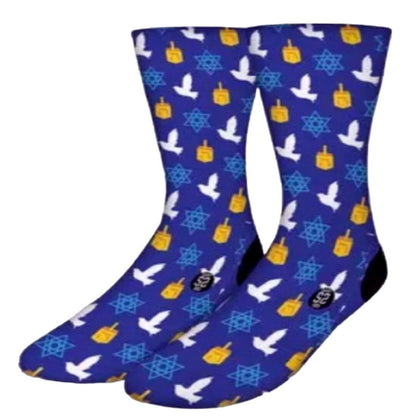 Festive Hanukkah Chanukah Fun Holiday Socks