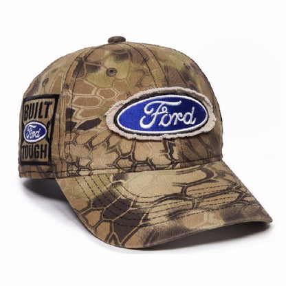 Ford Premium Embroidered Patch Kryptec Camo Cap Hat