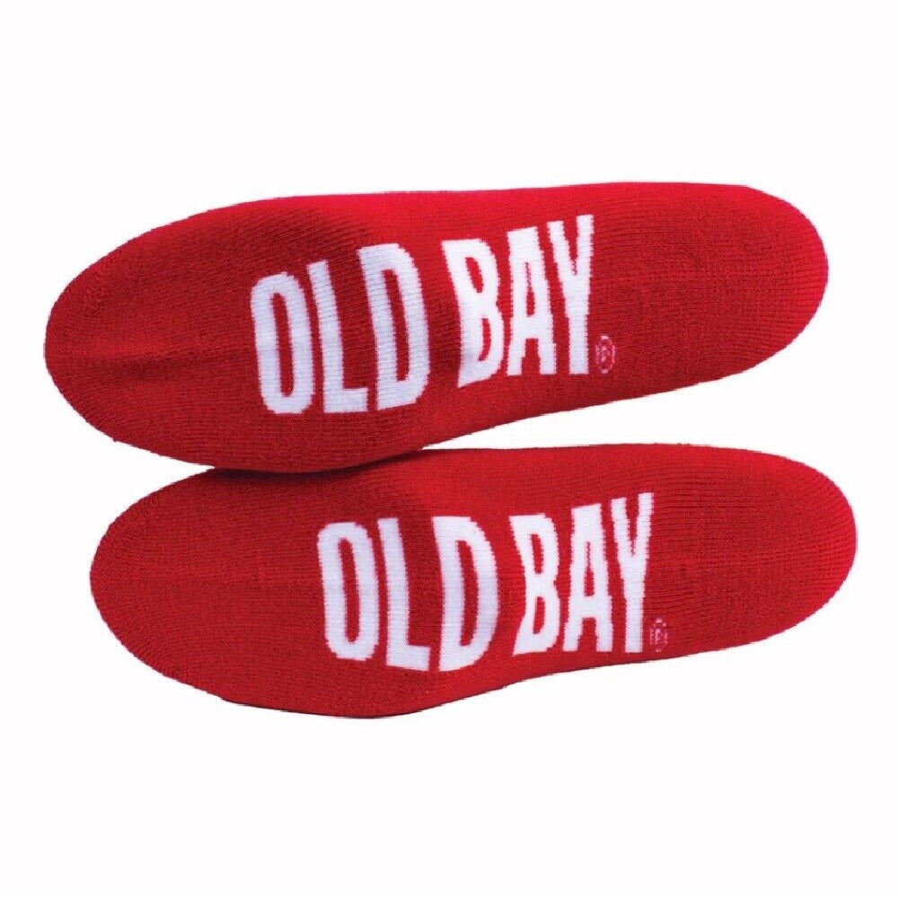 Old Bay Spice And Crabs Can Logo Crew Socks