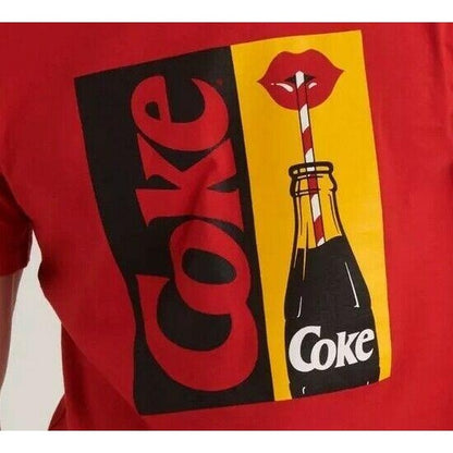 Coca-Cola Lucky Brand Short Sleeve Pop Lips Crew Neck T-Shirt