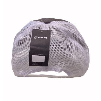 RAM Trucks Grey Embroidered Mesh Back Cap Hat