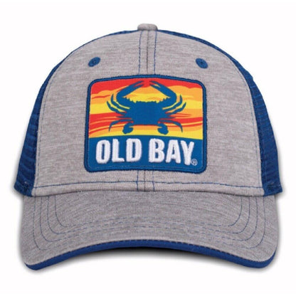 Old Bay Crab Sunset Silhouette Mesh Cap Hat