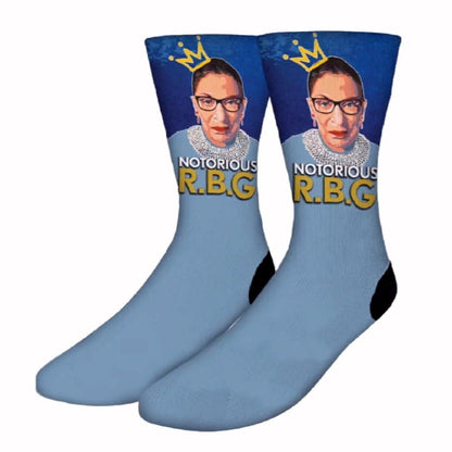 Notorious R.B.G. Supreme Court Justice Ginsburg Socks