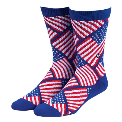 USA Flag Pattern Socks