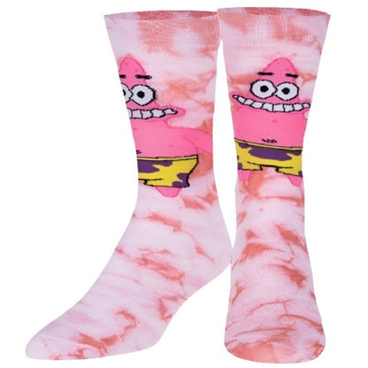 Patrick Star Tie Dye Athletic Crew Socks