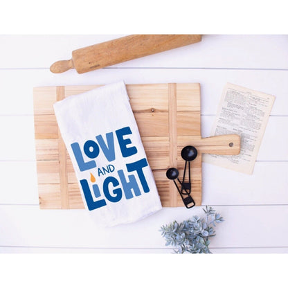 Love And Light Holiday Hand And Kitchen Towel