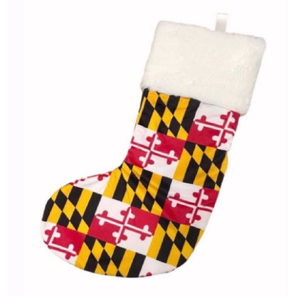 Maryland Flag Christmas Holiday Hanging Stocking