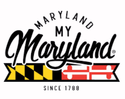 Maryland Flag Dog Paw Car Refrigerator Office Vehicle Magnet