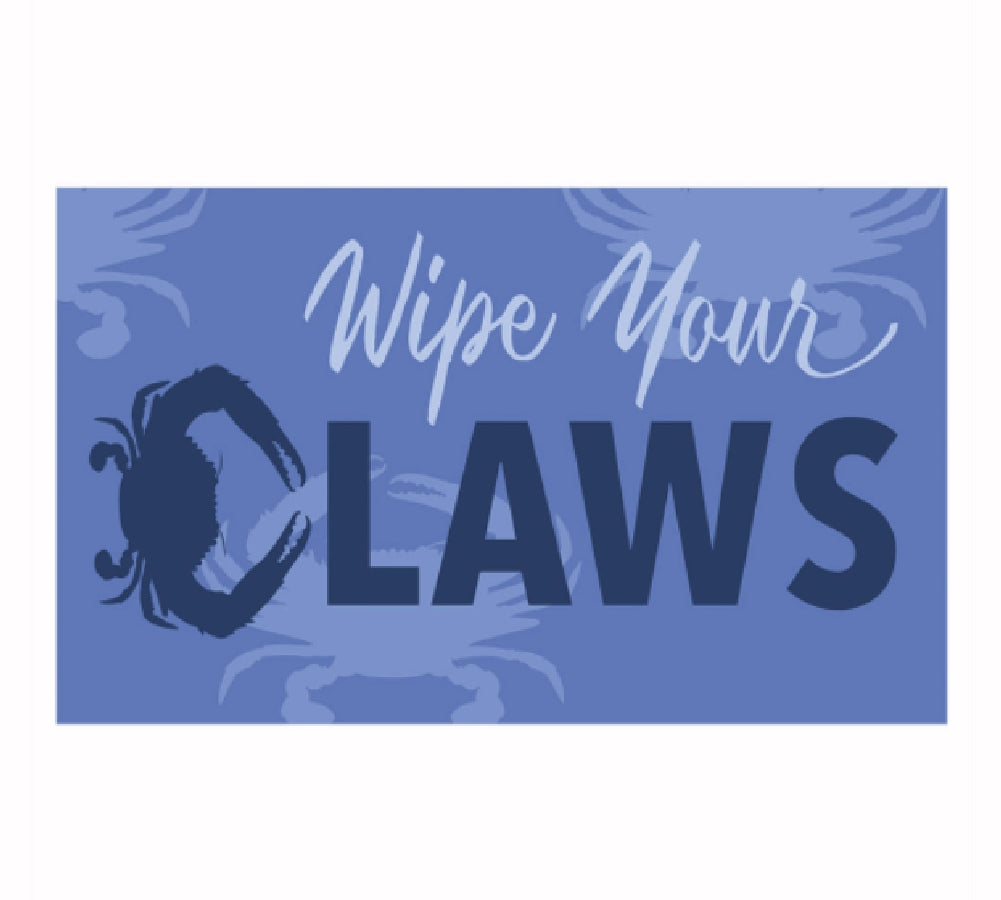 Wipe Your Claws Crab Floormat