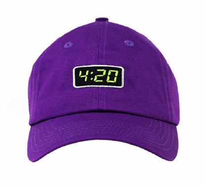 Leaf Pattern Green Garden Flowers Weed 4:20 Cap Hat