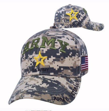 United States Army Veteran Digi Camo Embroidered Cap Hat