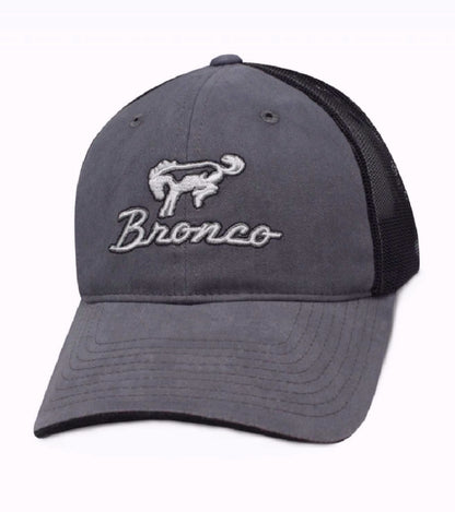 Ford Bronco Graphite and Black Mesh Cap Hat