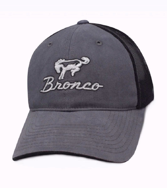 Ford Bronco Graphite and Black Mesh Cap Hat