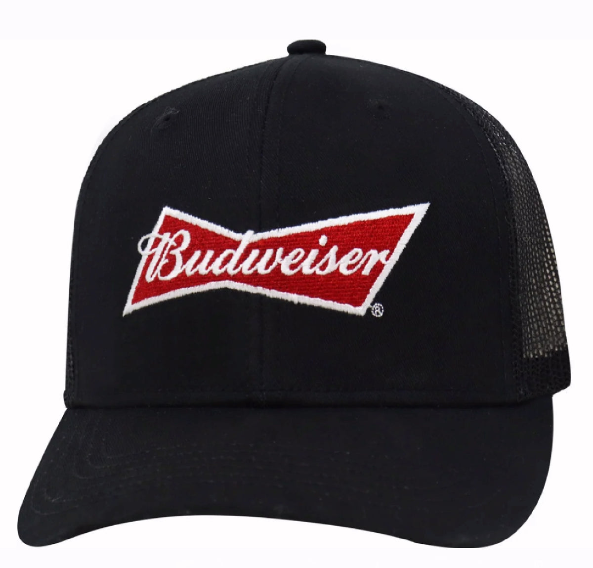 Budweiser Beer Black Mesh Cap Hat