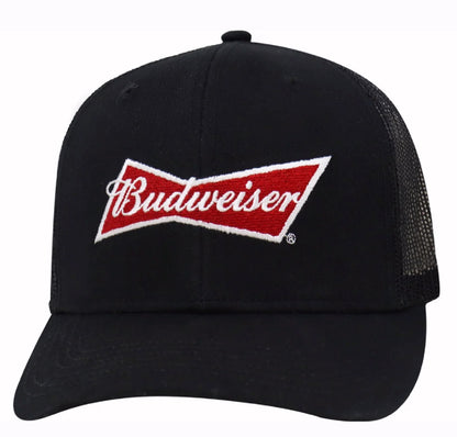 Budweiser Beer Black Mesh Cap Hat