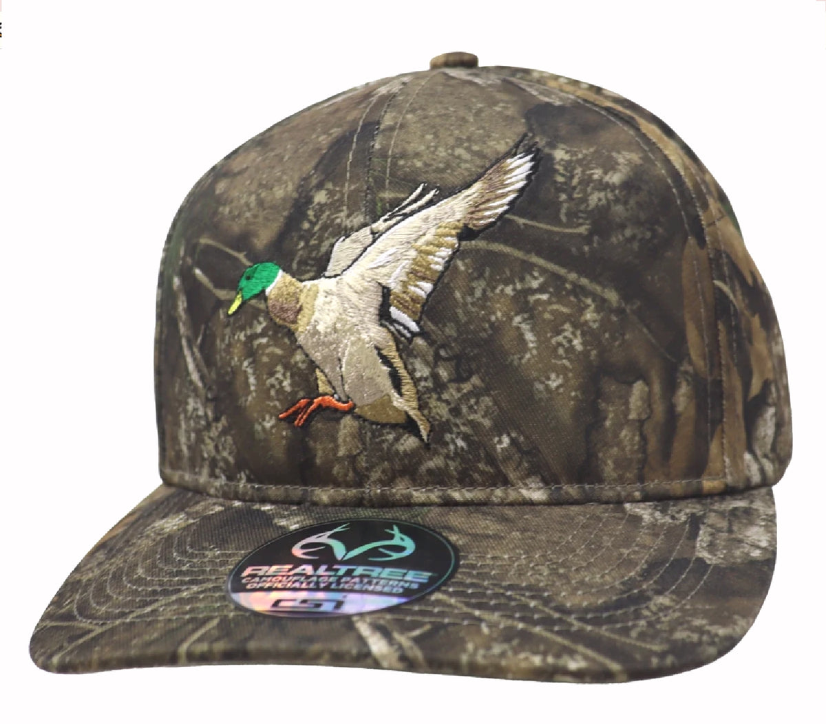 Duck Hunting Realtree Embroidered Mesh Cap Hat