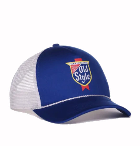 Heileman's Old Style Beer Embroidered Patch Mesh Cap Hat