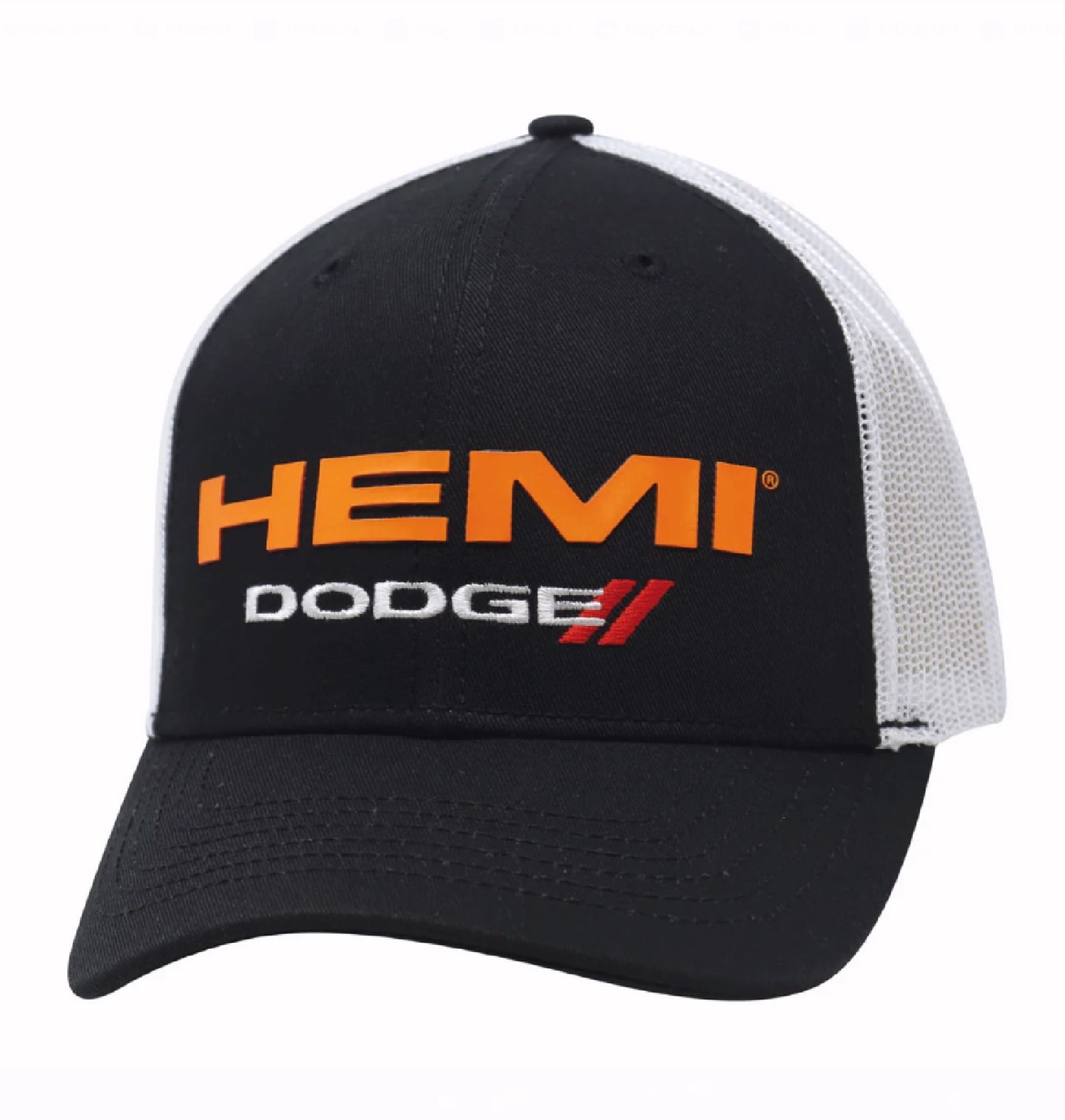 Dodge Hemi Embroidered Logo Mesh Cap Hat