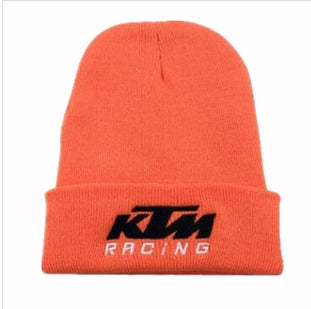 KTM Orange Embroidered Beanie Cap Hat