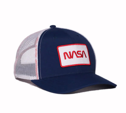 NASA Patch Logo Space Mesh Cap Hat