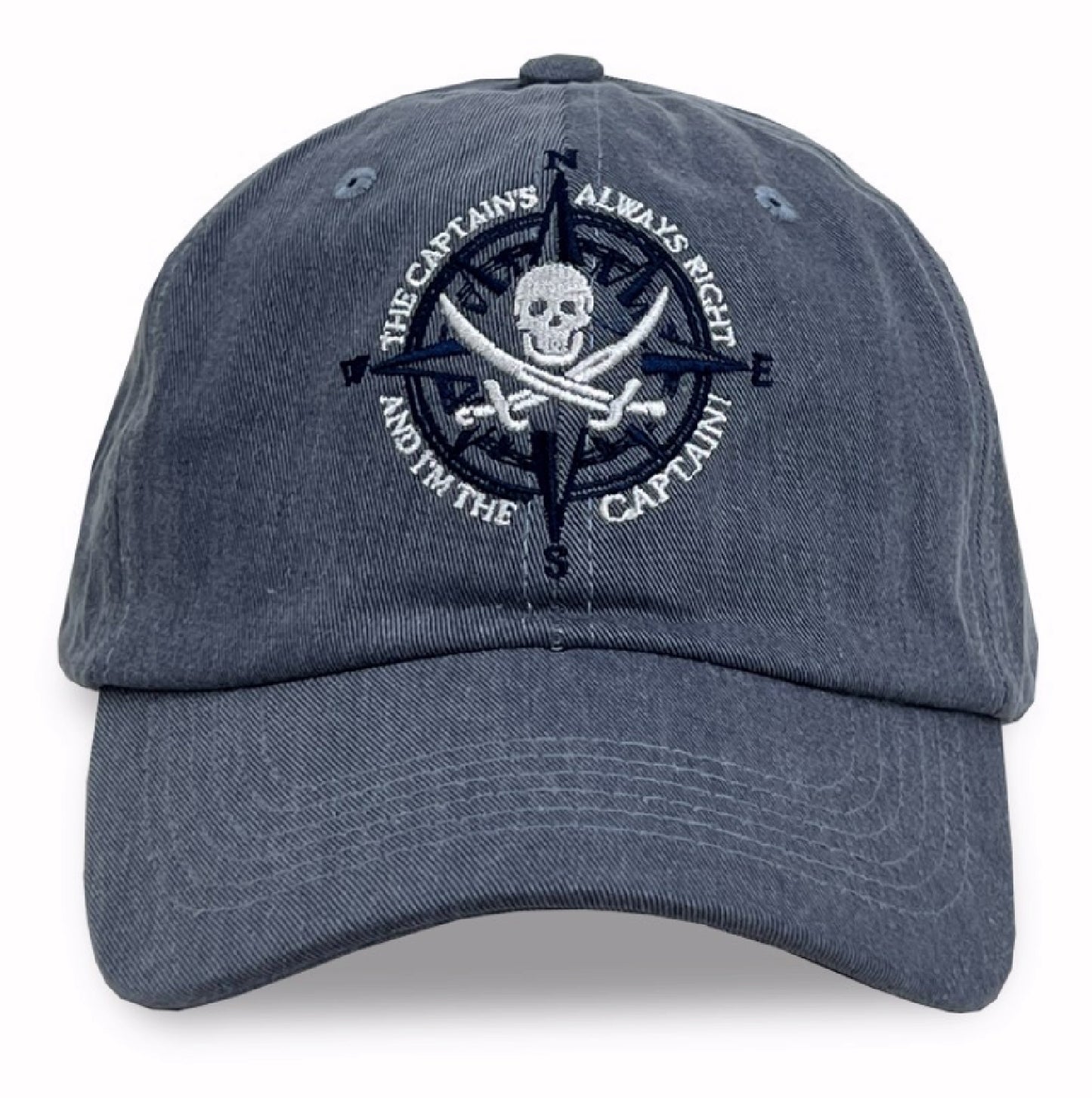 The Captain’s Always Right And I’m The Captain Pirate Embroidered Cap Hat