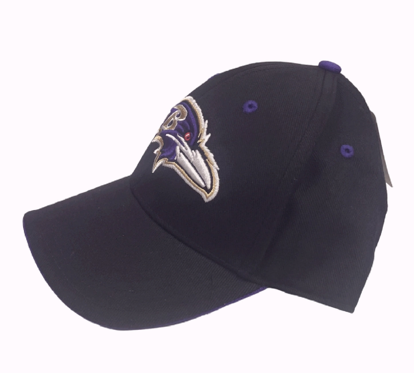 Baltimore Ravens Black Embroidered Logo Cap Hat