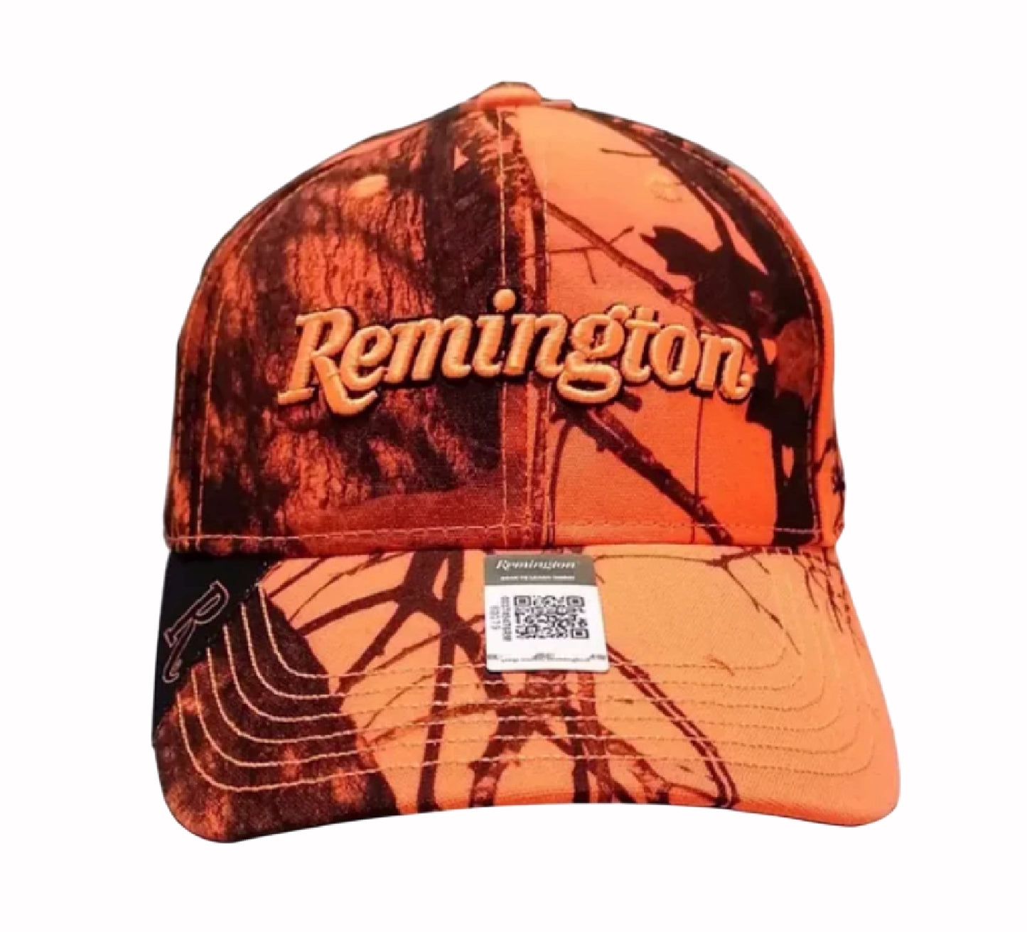 Remington Orange Mossy Oak Camo Embroidered Cap Hat