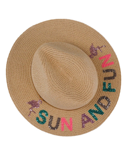 Simply Southern Sun And Fun Beach Fedora Style Soft Hat