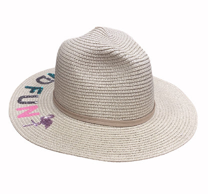 Simply Southern Sun And Fun Beach Fedora Style Soft Hat