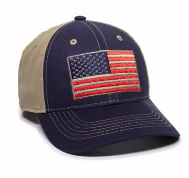 USA Flag Patch Embroidered Cap Hat
