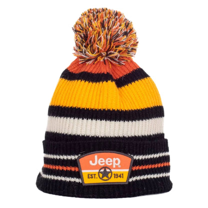 Jeep Established 1941 Embroidered Patch Beanie Cap