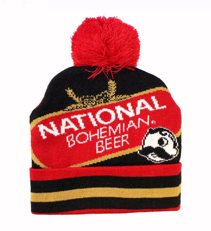 Natty Boh National Bohemian Beer Beanie POM Cap