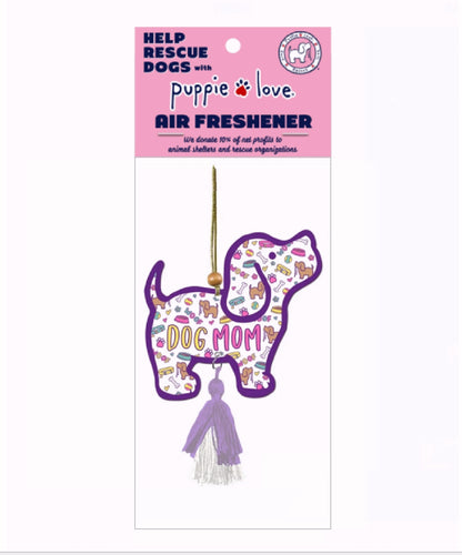 Puppie Love Dog Mom Air Freshener (set of 2)