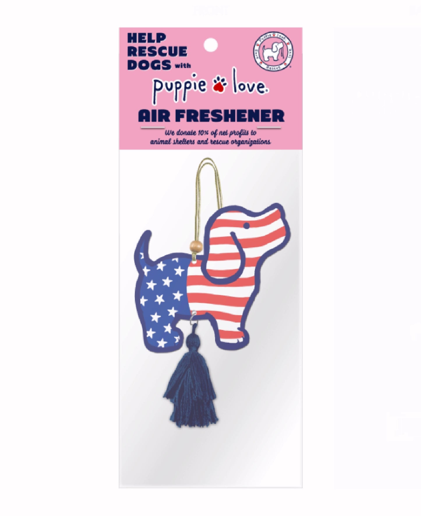 Puppie Love USA Pup Air Freshener (set of 2)