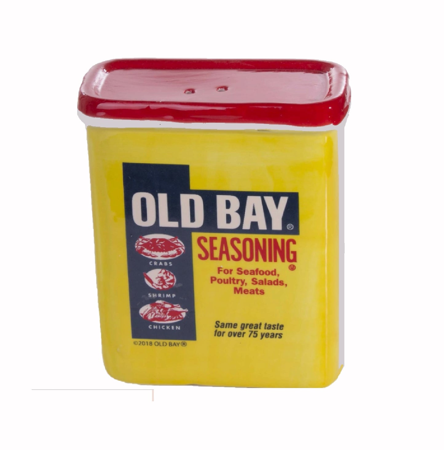 Old Bay Can Logo Ceramic Spice Shaker