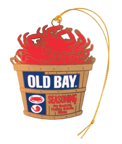 Old Bay Basket Of Crabs Holiday Tree Ornament