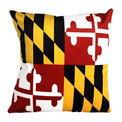 Maryland Flag Throw Pillow