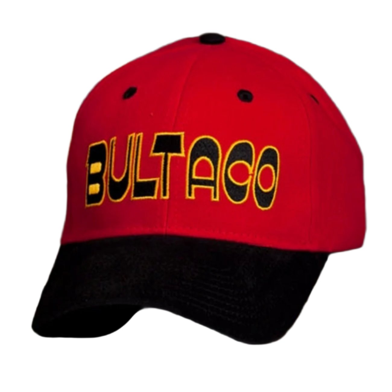 Bultaco Name Red Embroidered Cap Hat