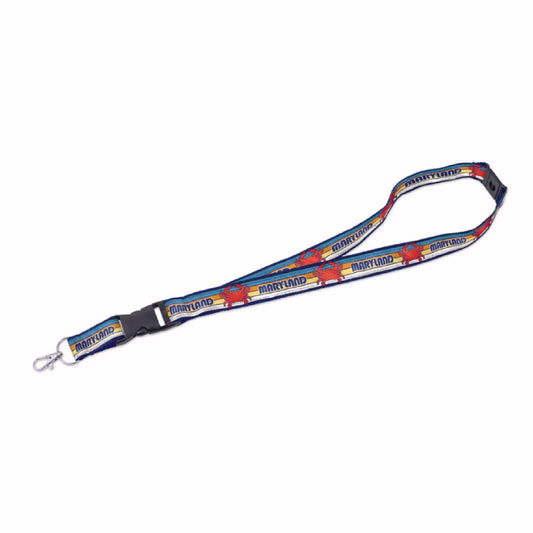 Maryland Red Crab Keyring and ID Lanyard