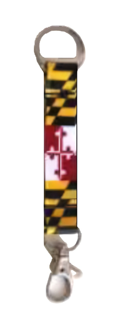 Maryland Flag Keyring Keychain