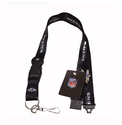 Baltimore Ravens Team Logo NFL Licensed Football Lanyard