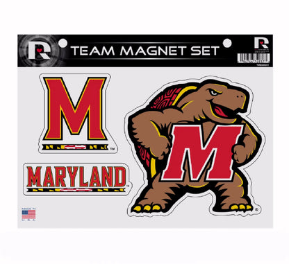 University of Maryland Terrapins Terps Magnets (set of 3)