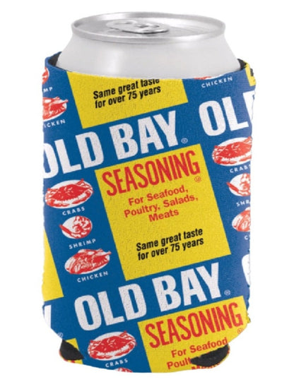 Old Bay Pattern Insulated Can Holder Sleeve