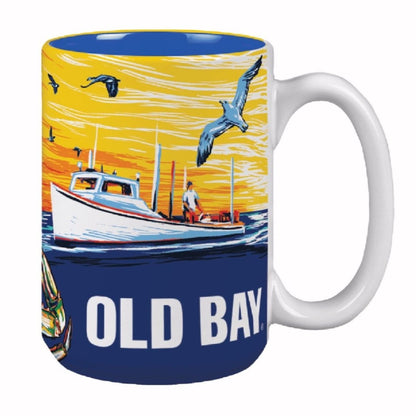 Old Bay Harbor Scenes Can Coffee Soup Mug