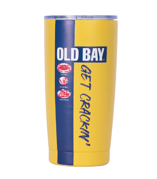 Old Bay Get Crackin’ Metal Hot/Cold 20 Ounce Tumbler