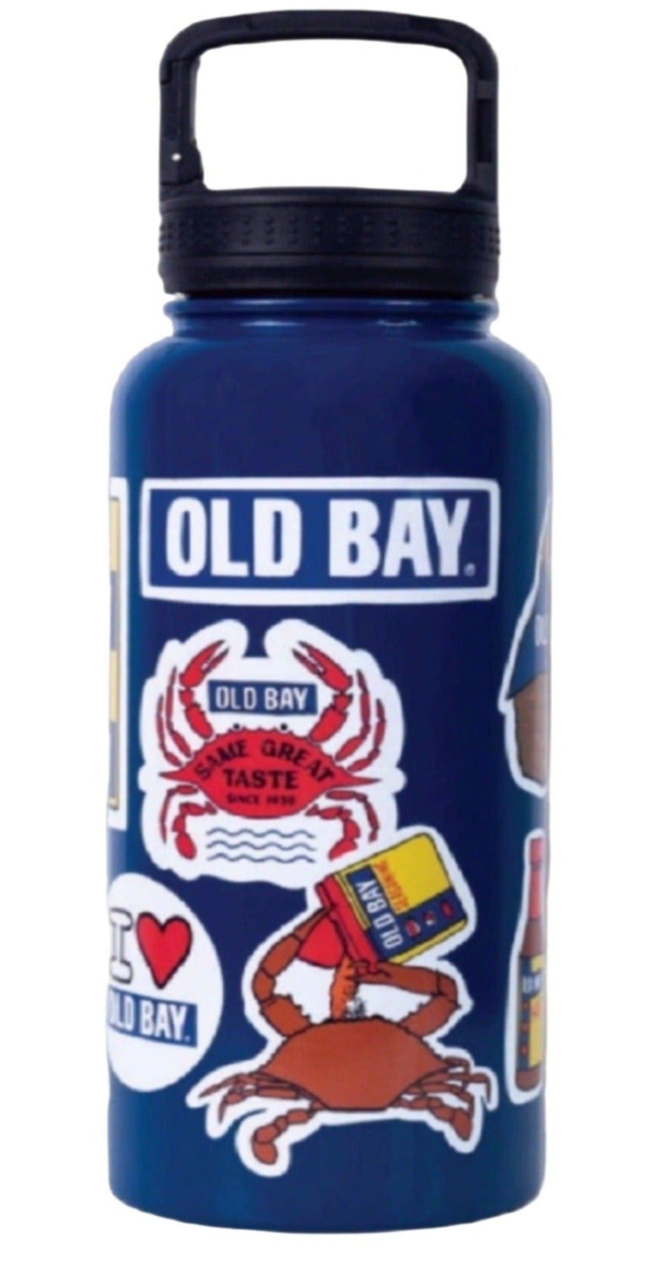 Old Bay Stickers Hot/Cold 1 Quart Vacuum-Insulated Stainless Steel Travel Container