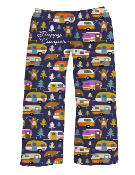 Brief Insanity Happy Camper RV Lounge Pants Pajamas