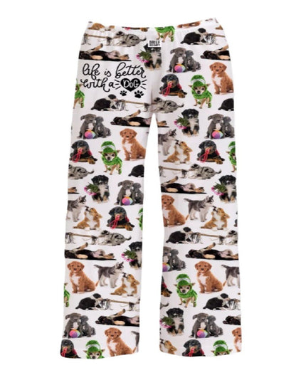 Brief Insanity Life Is Better with A Dog Lounge Pants Pajamas