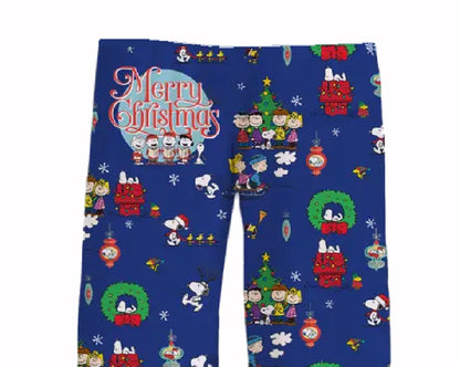 Brief Insanity Peanuts Gang Merry Christmas Lounge Pants Pajamas